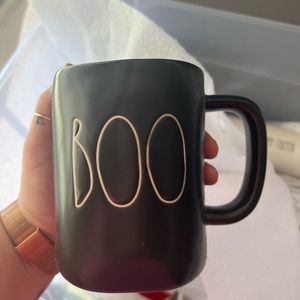 Rae Dunn Black Boo Mug